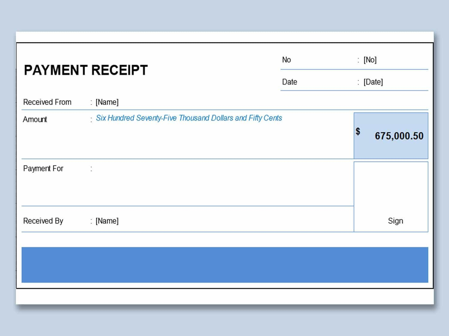 14 Popular Types Of PDF Receipt Templates 2025 Free Printable WPS Office Blog