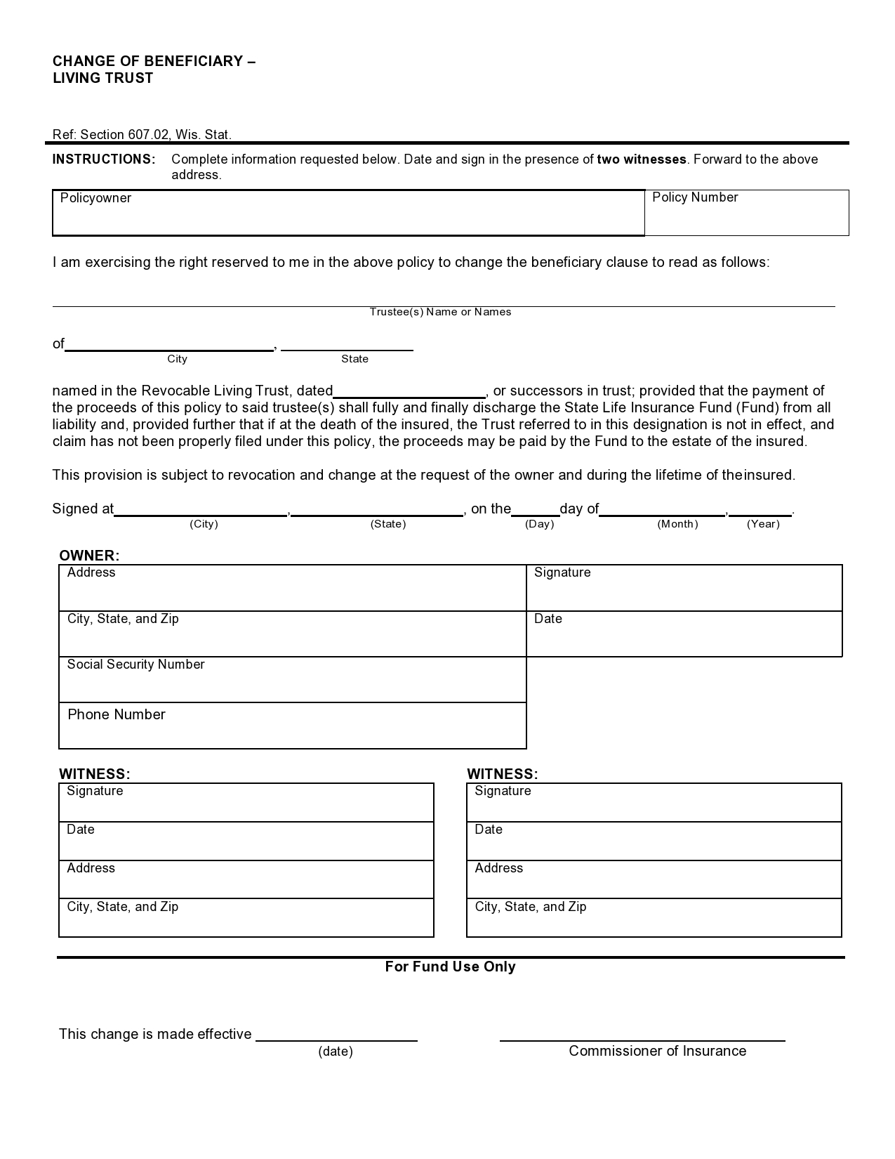 34 Free Living Trust Forms Documents TemplateLab