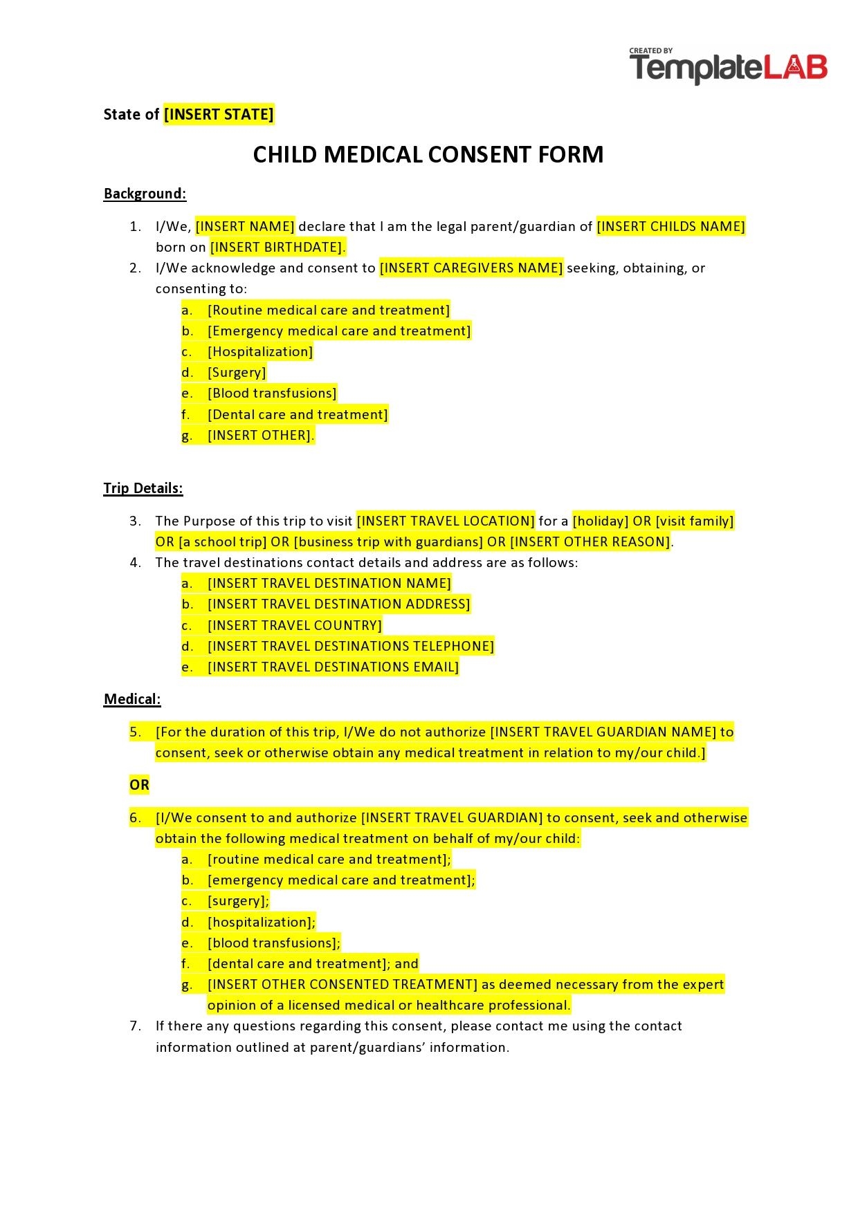 Medical Release Form Printable