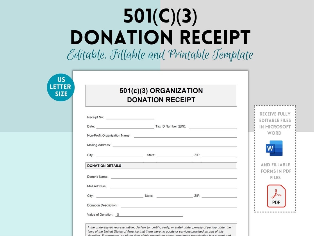 Printable Goodwill Donation Form