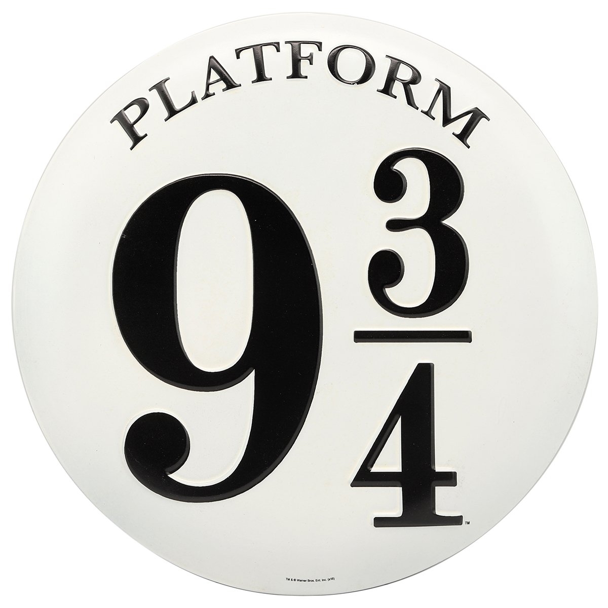 Amazon Harry Potter Platform 9 3 4 Embossed Metal Sign Vintage Harry Potter Sign For Bedroom Or Movie Room Home Kitchen