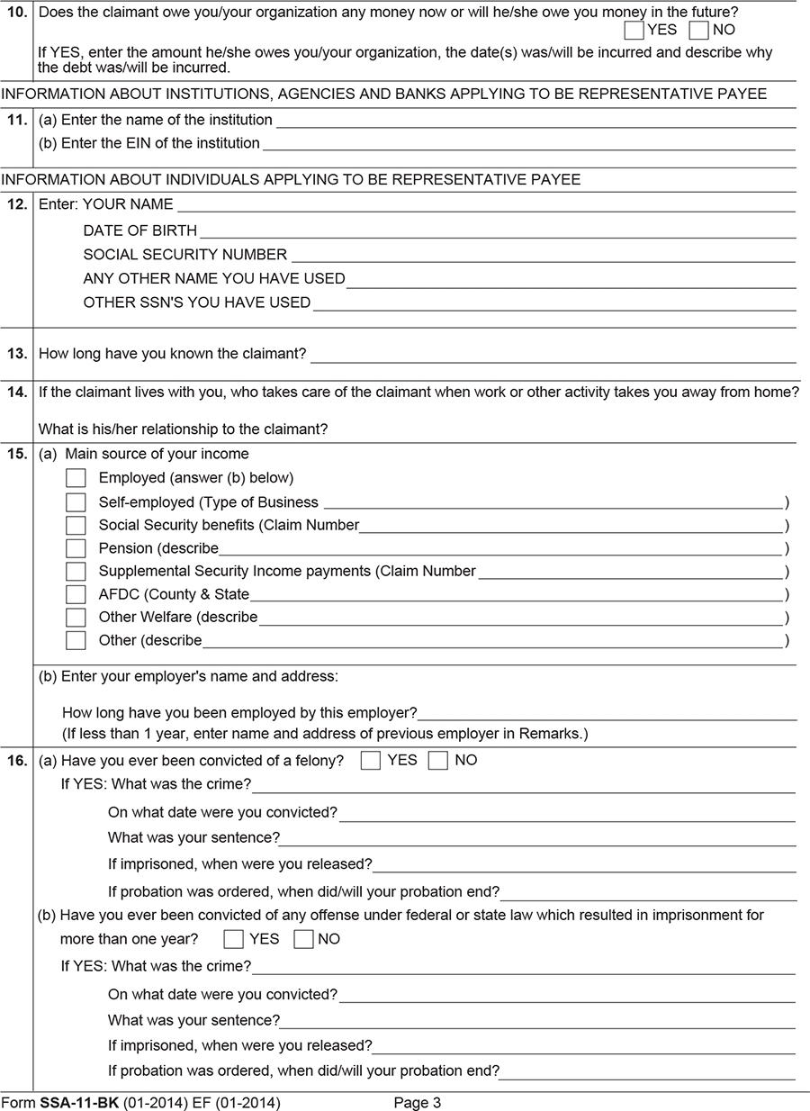 Ssa-787 Printable Form