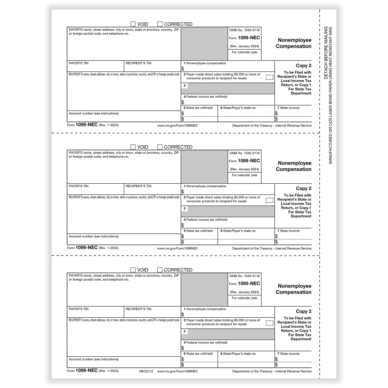 1099 Form 2025 Printable