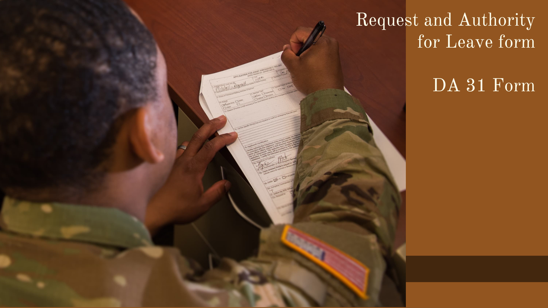 DA Form 31 2025