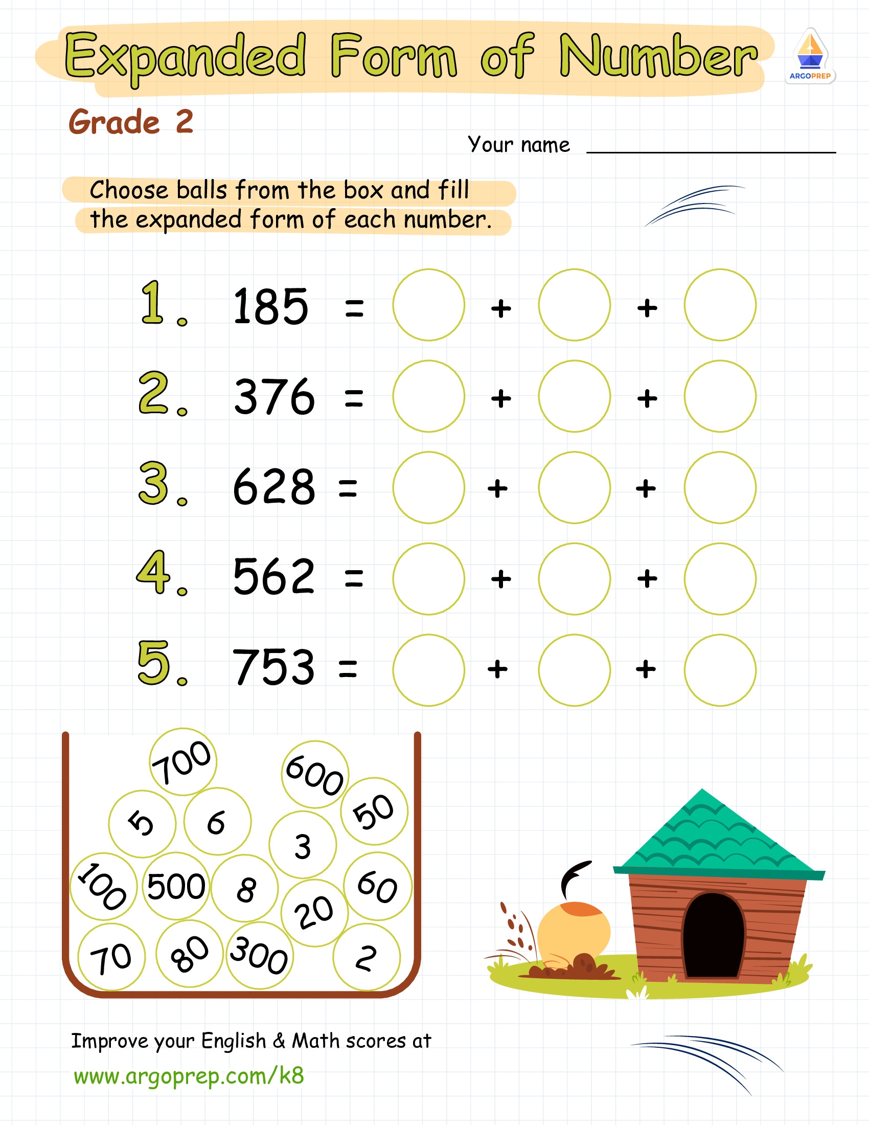 Free Printable Expanded Form Worksheets