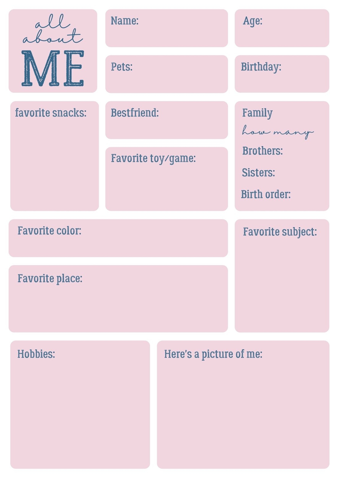 Free Printable Get To Know Your Employees Form