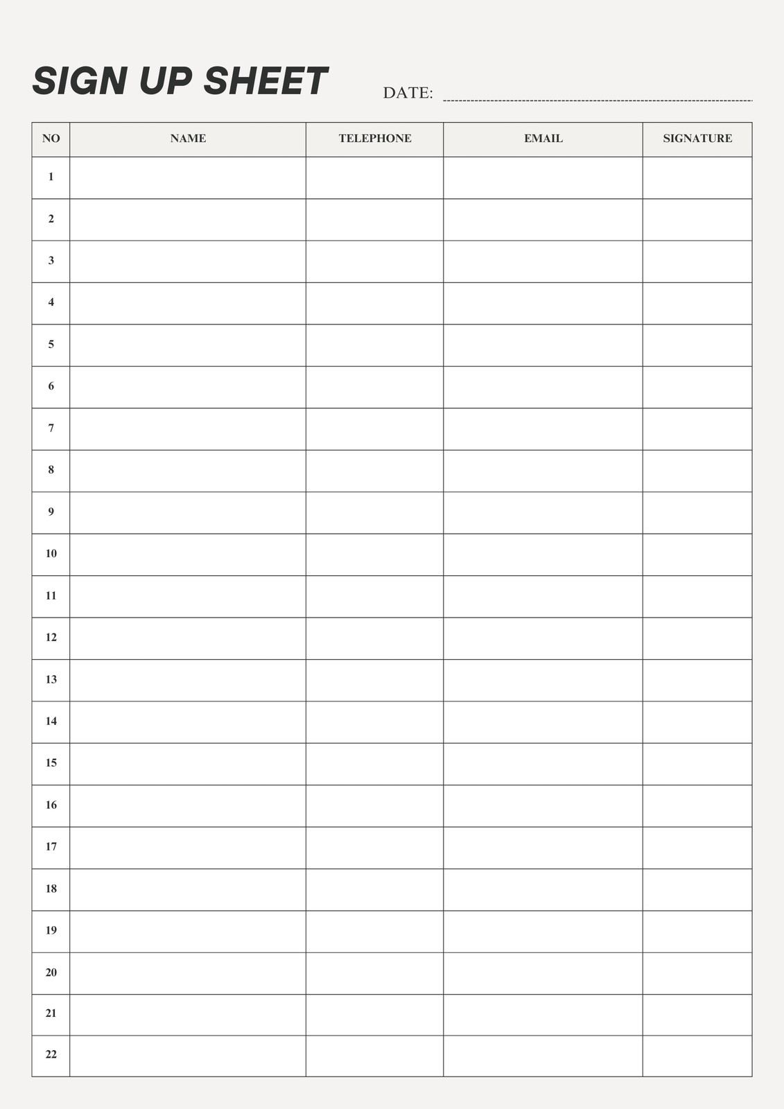 Free Form Document Templates To Customize And Print Canva