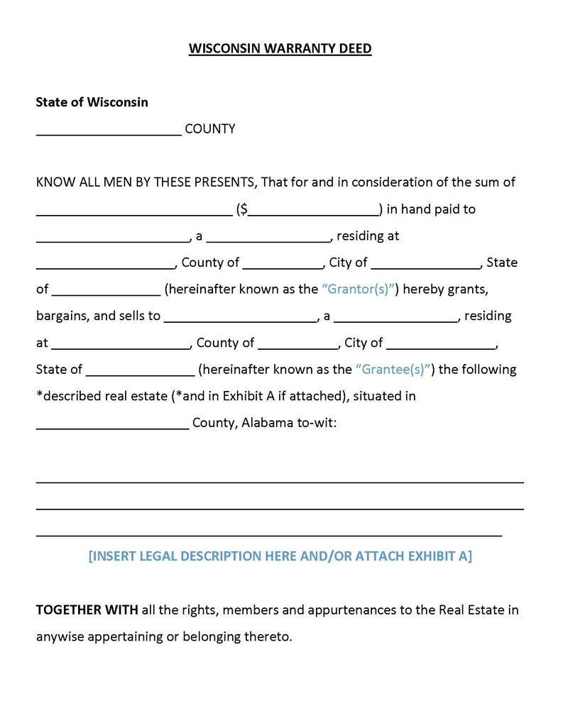 Printable Lady Bird Deed Florida Form
