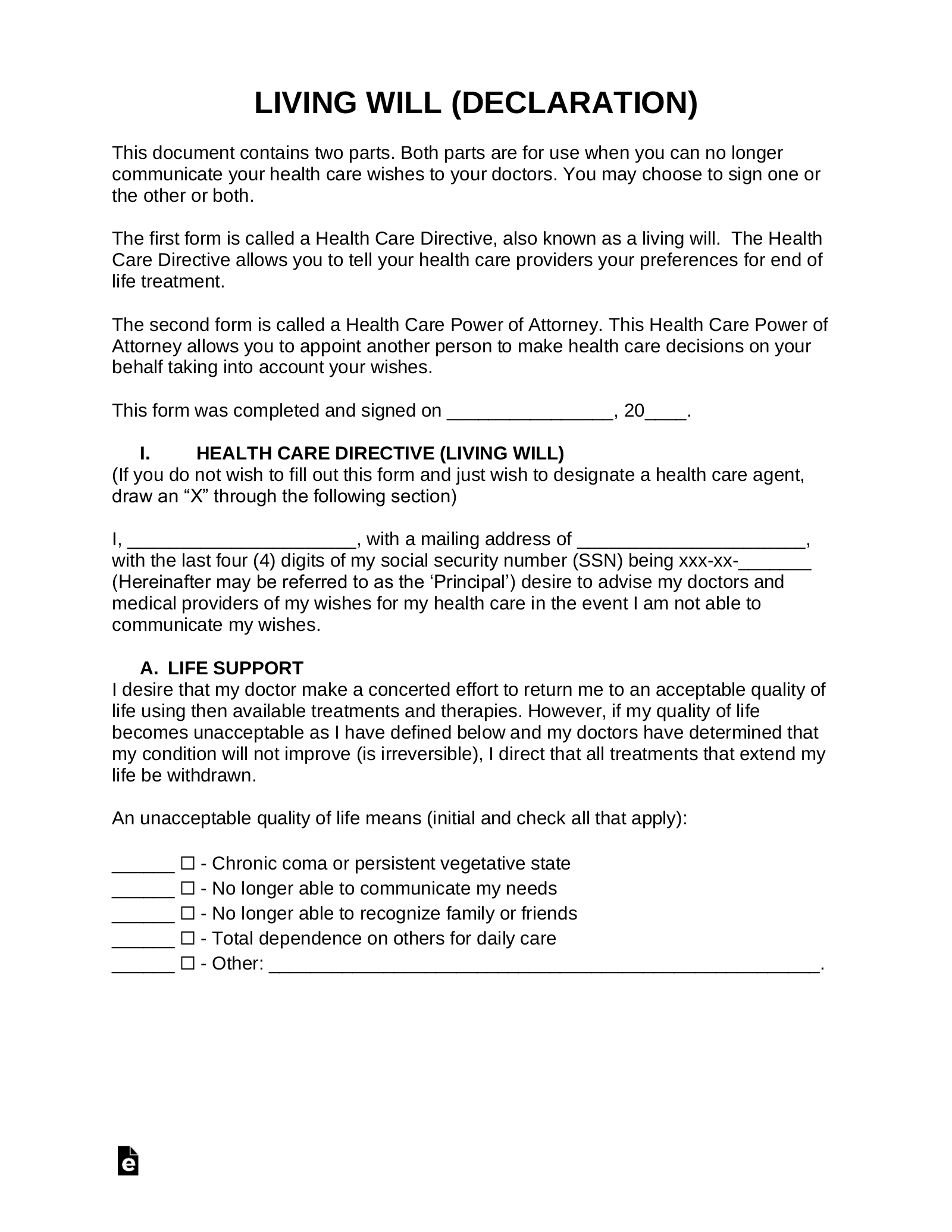 Printable Blank Living Will Form Printable Tax Form Printable Blank Living Will Form Printable Tax Form