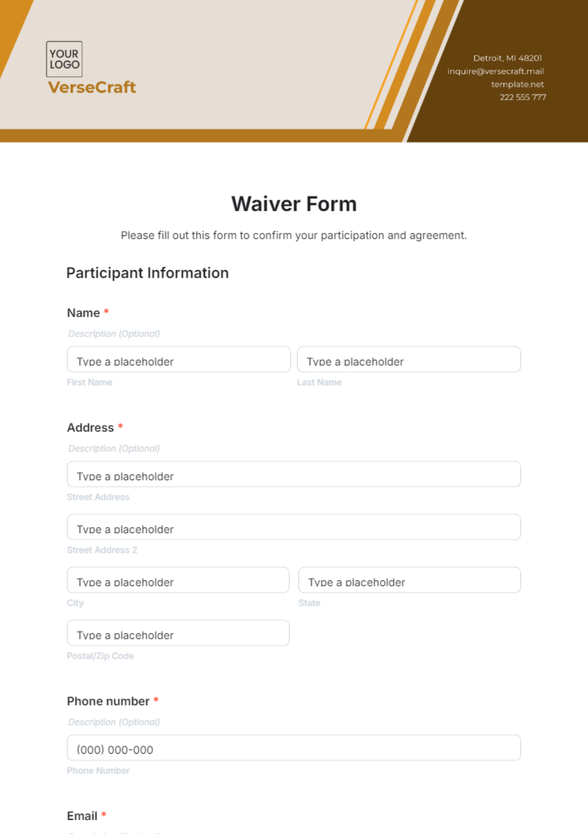 Free Motorcycle Ride Waiver Template To Edit Online