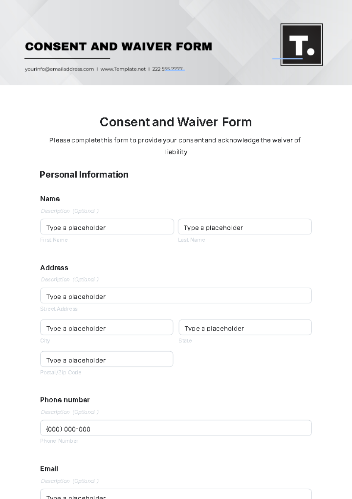 Free Motorcycle Ride Waiver Template To Edit Online