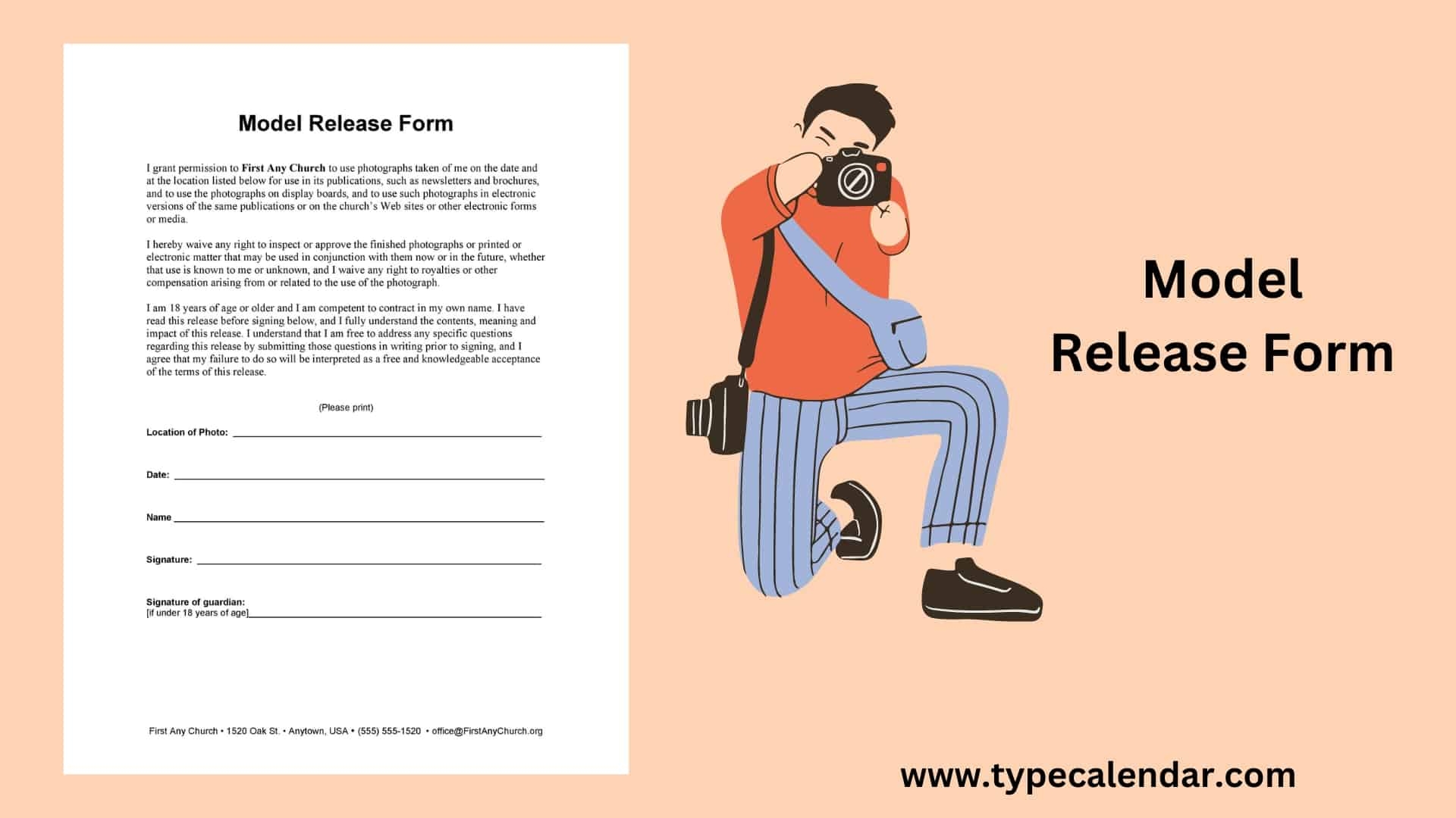 Printable Release Forms