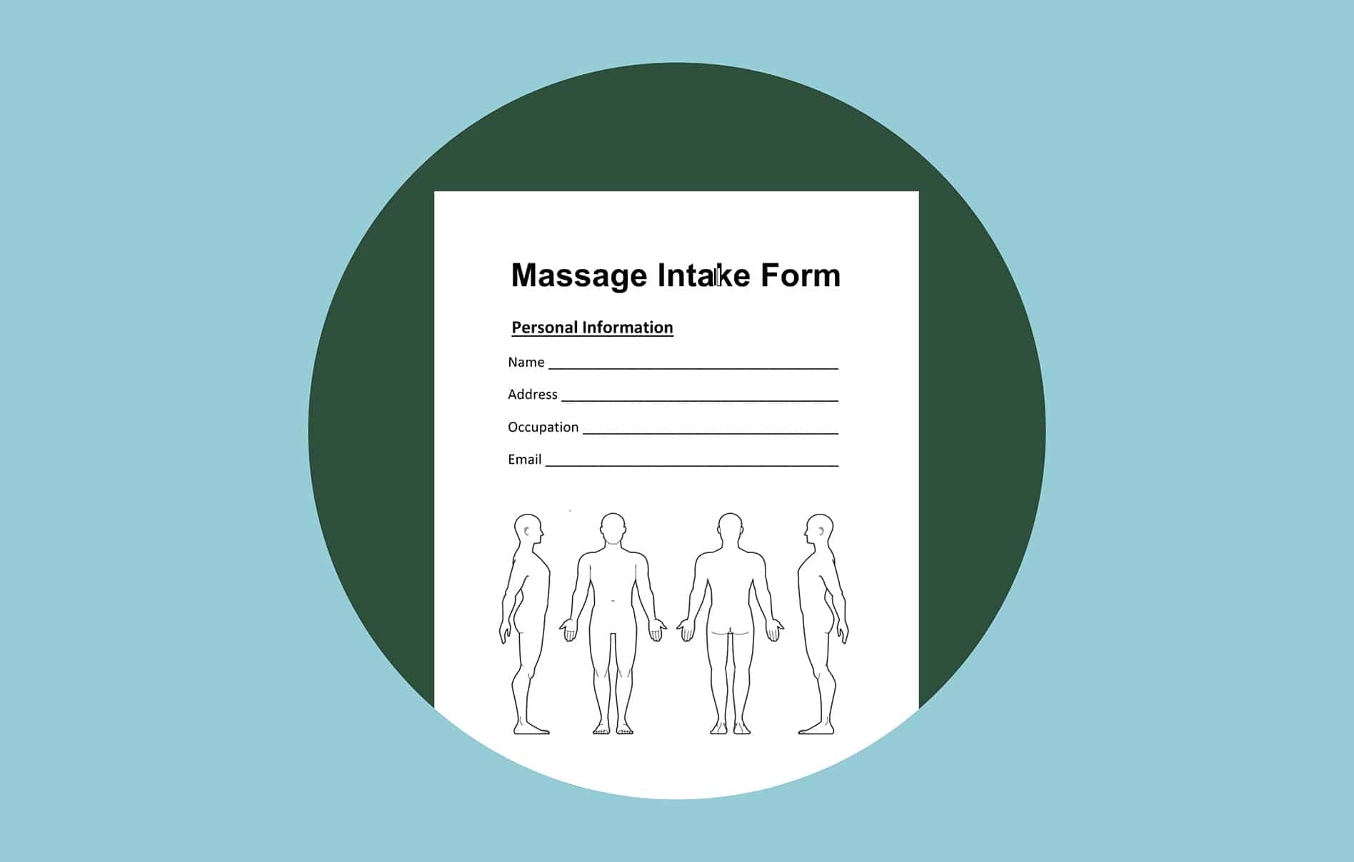 Free Templates How To Build Your Massage Therapy Intake Form