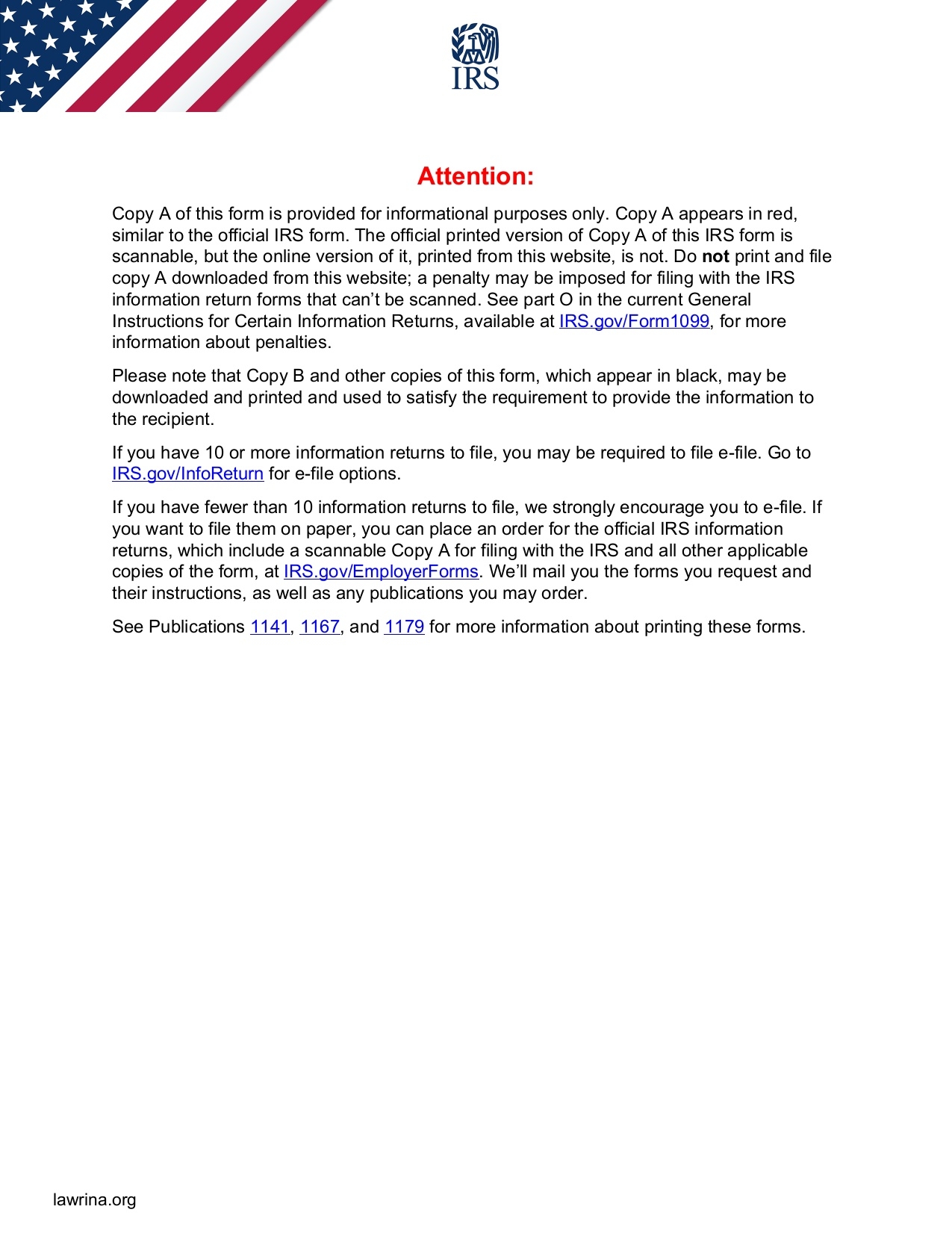 IRS Form 1099 NEC Template PDF Lawrina