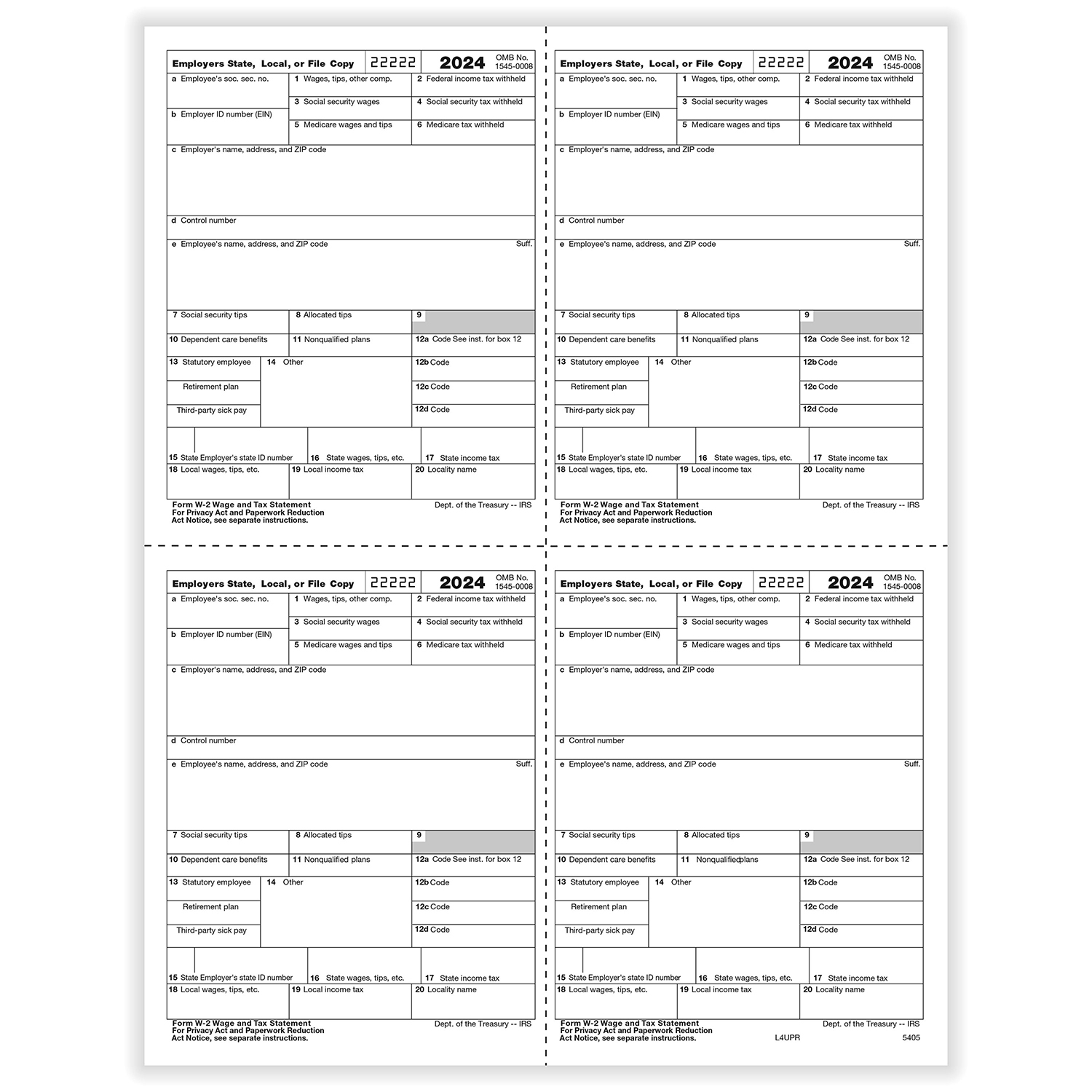 2025 W2 Forms Printable