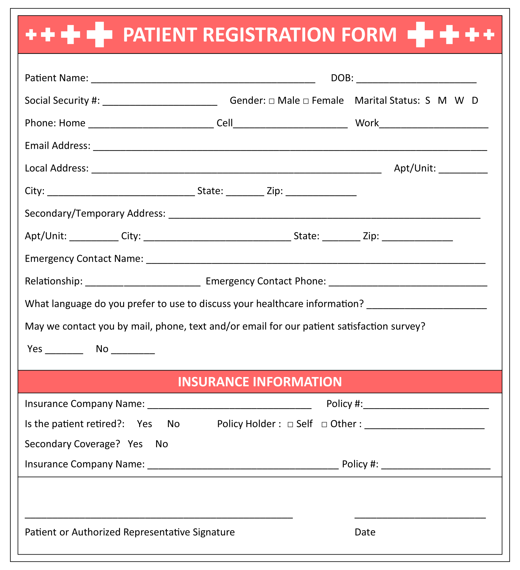 Medical Office Forms Templates 10 Free PDF Printables Printablee