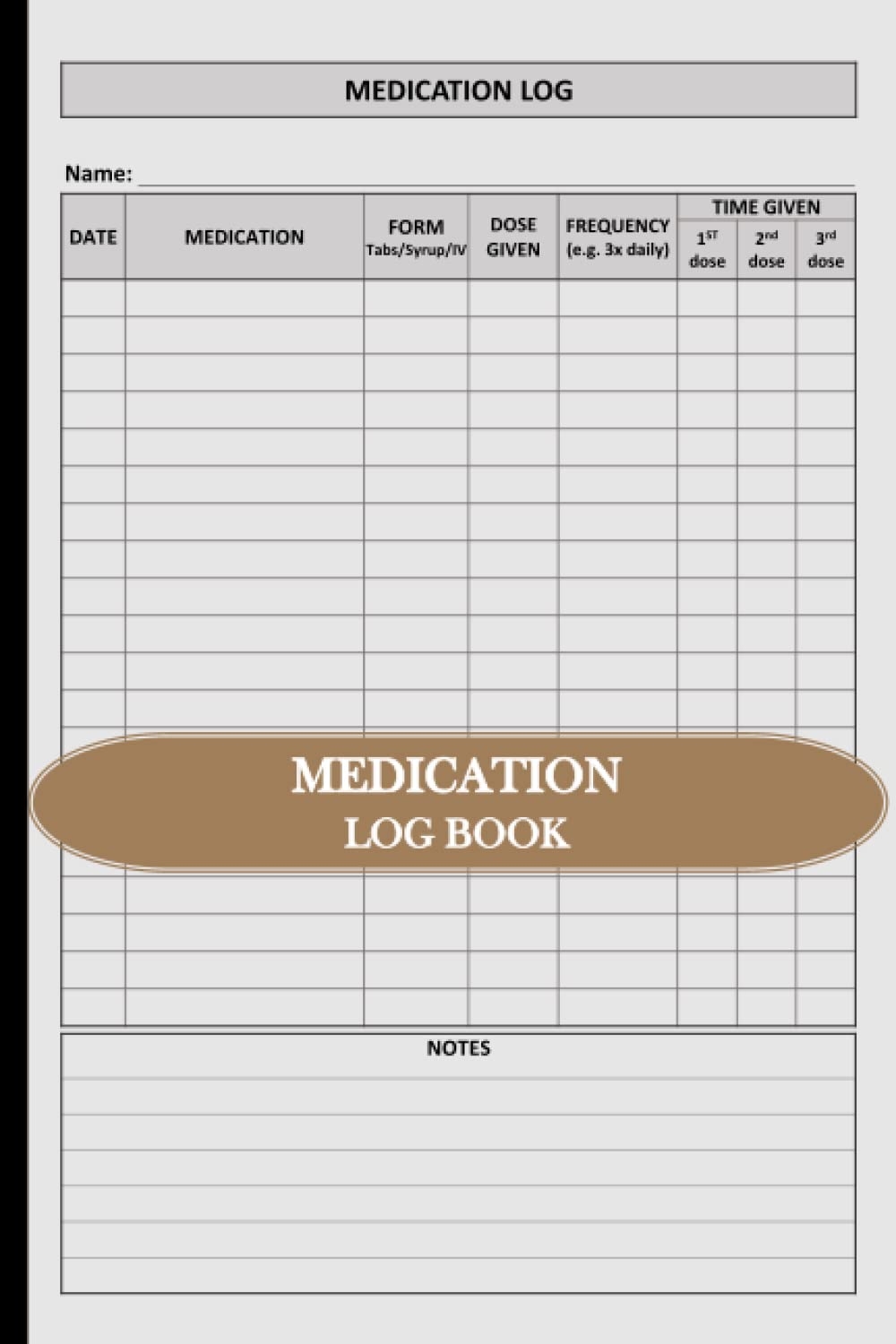 Medication Log Book Medication Administration Management Record Sheet Planner Logbook 6 X 9 110 Pages Daily Medicine Tracker Notebook To Keep Track Of Medications Legalease Prints Amazon de Books