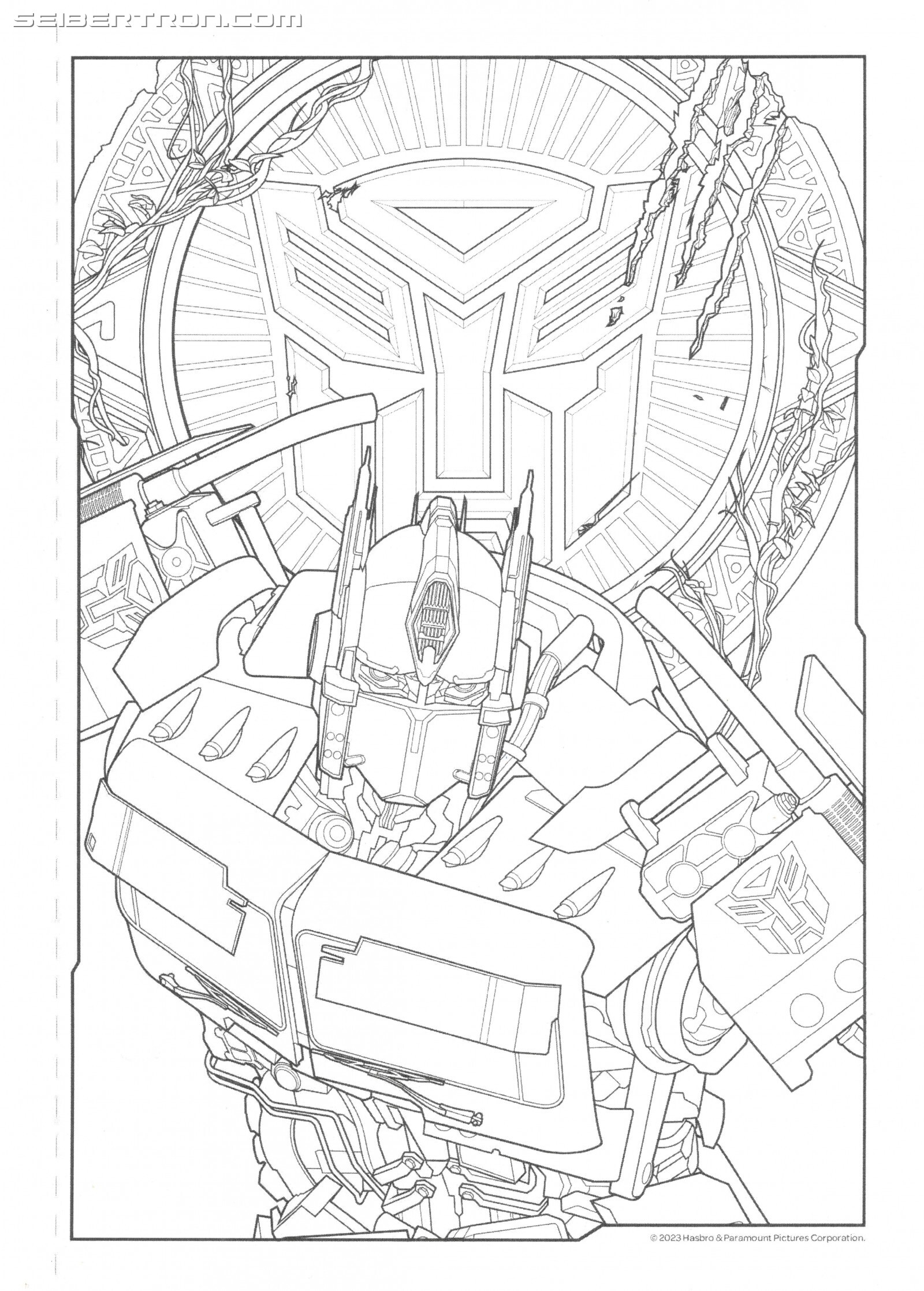Official Colouring And Activity Pages For Transformers Rise Of The Beasts Free For You To Print