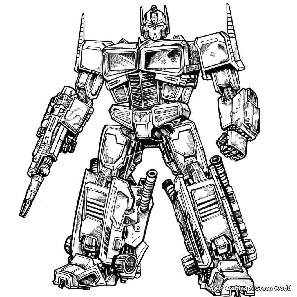 Transformers Color Pages Free Printable