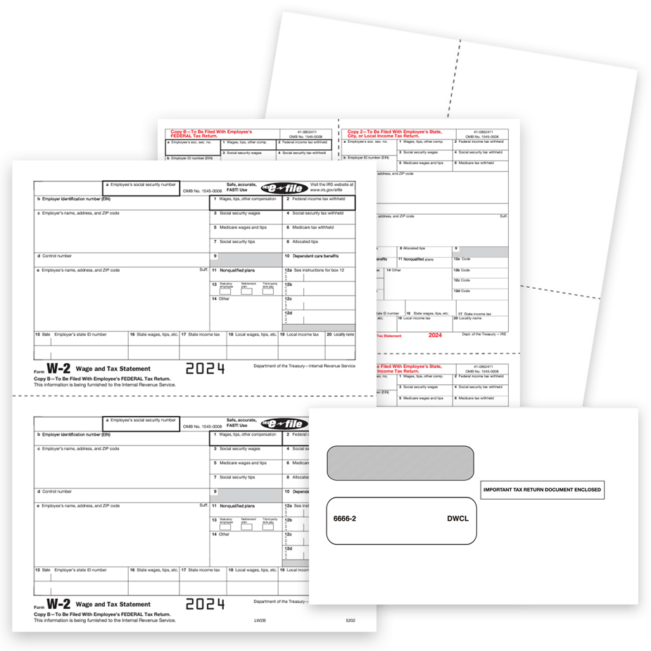 Recipient Only Sets Of 1099 W2 Tax Forms Discount Tax Forms
