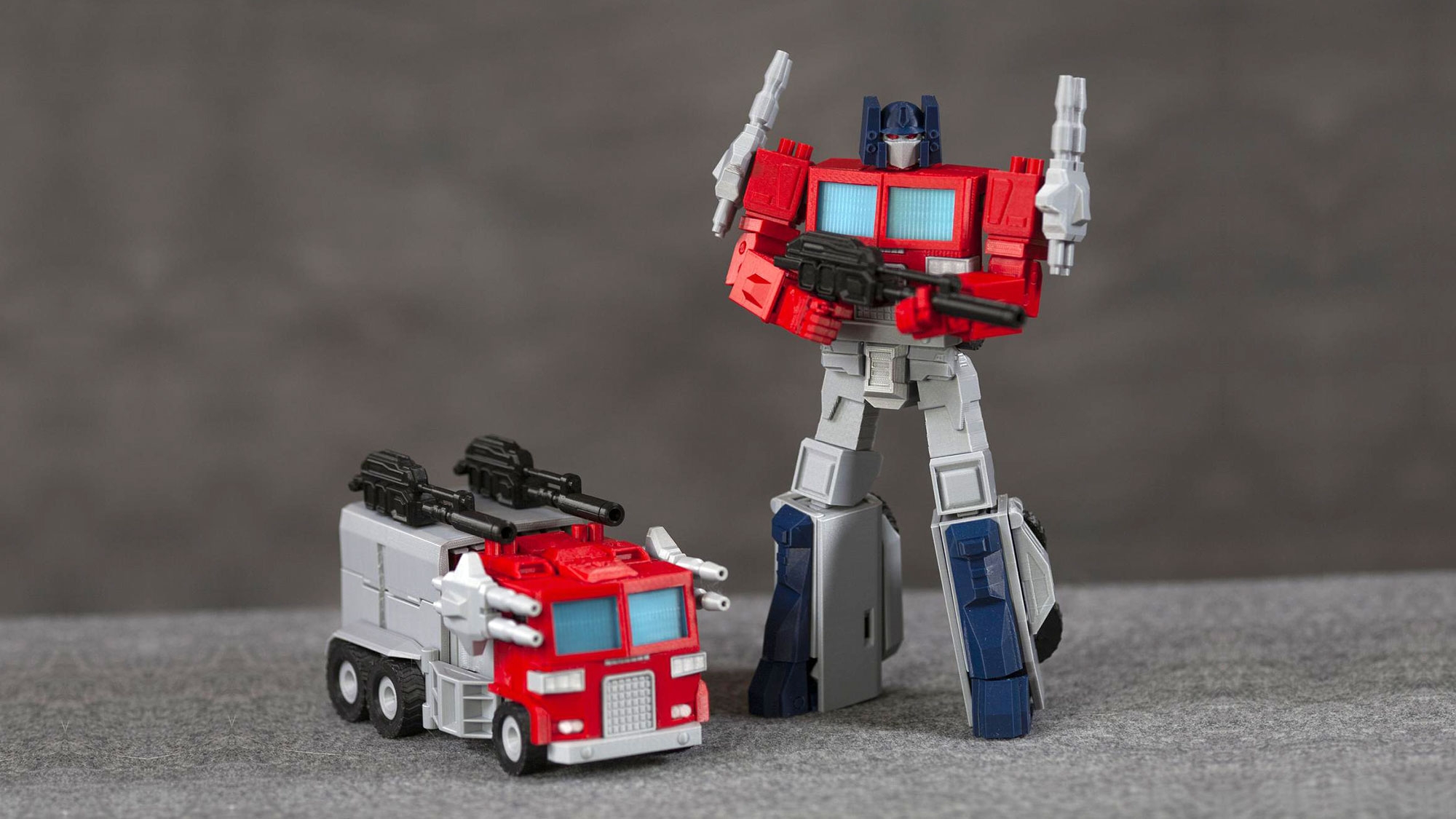 Someone 3D Printed A Transformable Marvel Transformers Optimus Prime Figure 