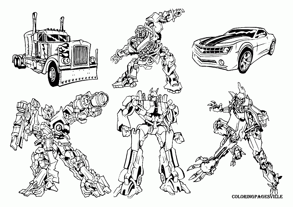 The Transformers Coloring Pages
