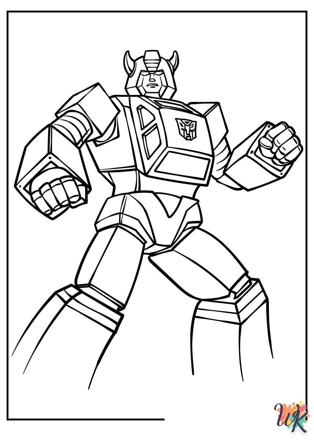 Transformers Printable Coloring Pages