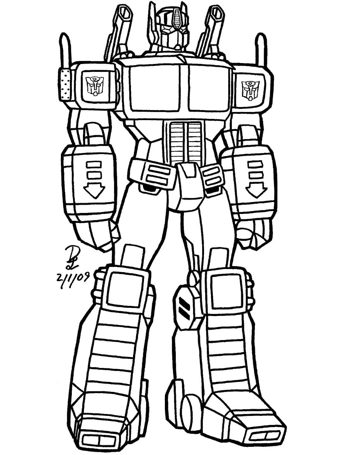 Transformers Coloring Pages Printable Coloring Pages FREE