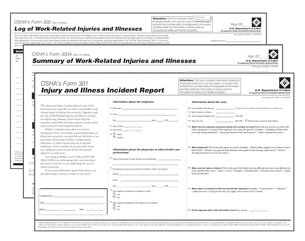U S Compliance Preparing Your OSHA Logs An Overview
